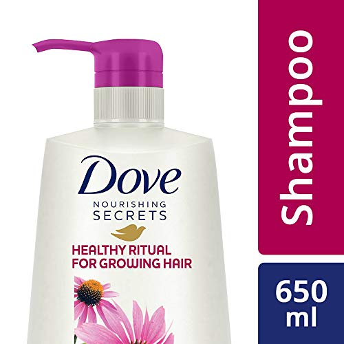 Image of Dove Intense Repair Shampoo, 1L & Dove Healthy Ritual for Growing Hair Shampoo, 650 ml