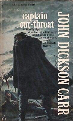 CAPTAIN CUT THROAT By JOHN DICKSON CARR Bantam ... B08LLB4RTS Book Cover