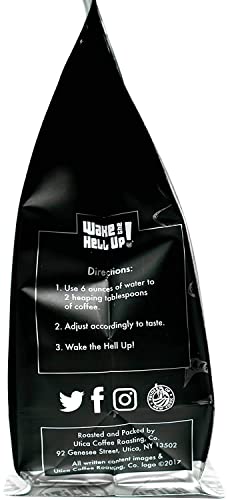 Wake The Hell Up! Ground Coffee | Ultra-Caffeinated Blueberry Flavored Coffee In A 12-Ounce Resealable Bag thumb #2