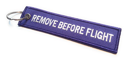 Vóór de vlucht sleutelhanger verwijderen | Bagagelabel | Multi kleuren | aviamart®