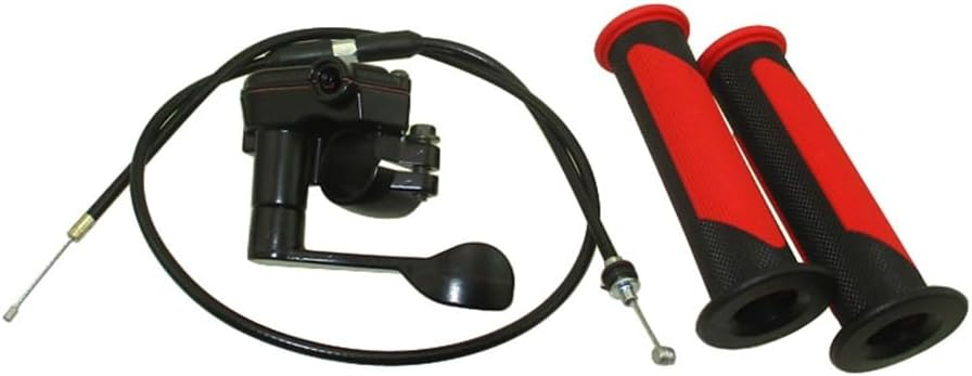 TC-Motor Alloy Thumb Throttle Cable Handle Grips For ATV Quad 50cc 70cc 90cc 110cc 125cc 150cc 200cc 250cc Taotao Sunl Kazuma Roketa JCL