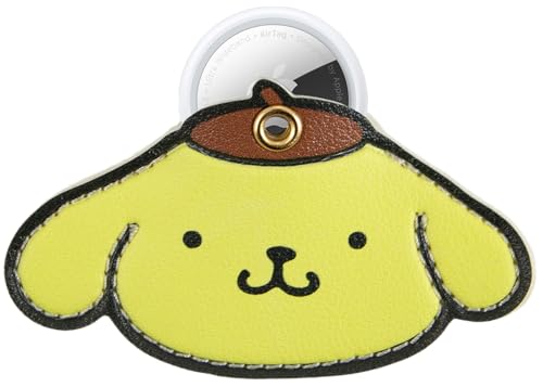 Image of Sonix x Sanrio Character Keychain Case Compatible with Apple AirTag | Protective AirTag Cover Keychain | Pompompurin