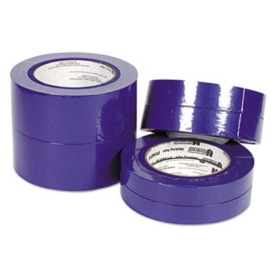 Image of Universal One Premium Blue Masking Tape with Bloc-It Technology, 24mm x 54.8M, Blue, 2 /Pack (PT14025)