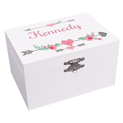 MyBambino Personalized Girl Tribal Arrows Ballerina Musical Jewelry Box MyBambino Personalized Girl Tribal Arrows Ballerina Musical Jewelry Box