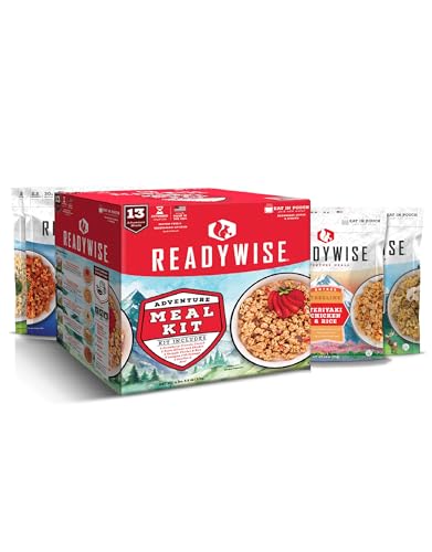 ReadyWise Outdoor Meals Kit, Freeze-Dried Backpacking and Camping Meals, Tasty Meals and Snacks for...