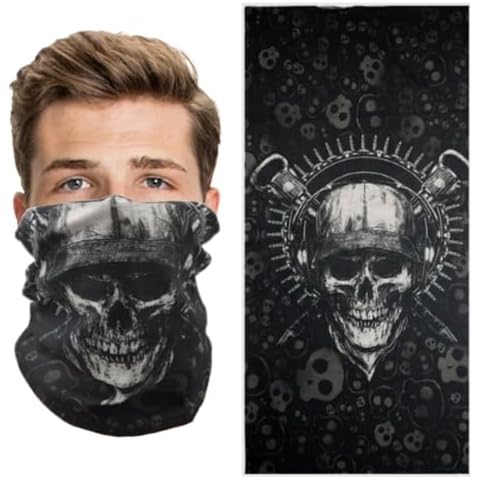 Cache cou CUSTOMprivé tête de mort Cover