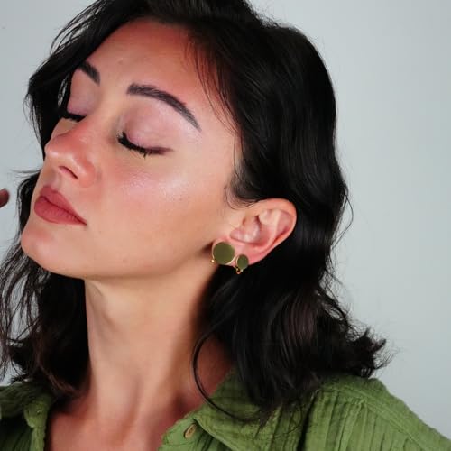 15mm & 10mm Keloid Pressure Earring Set for Women and Men | Clip on Compression Earrings for Swelling3