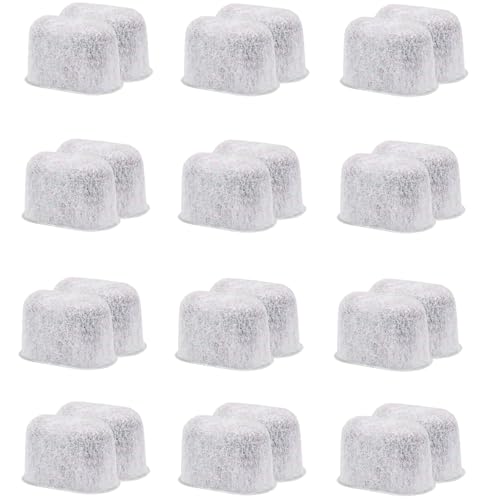 24 Pack Replacement Charcoal Water Filters for Keurig K-Mini, K-Duo, K-Slim, K-Supreme, K-Elite, K-Classic, K-Cafe, K-Select, K-Express, K-Compact - Universal Fit for Keurig 2.0 & 1.0 Coffee Makers