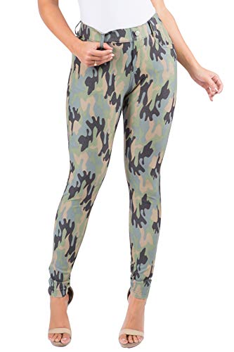 Image of YELETE Women's Basic Five Pocket Stretch Jegging Tights Pants