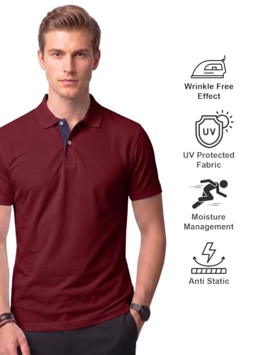 Image of XENOVAURBAN Dry Fit Polo Combo Tshirts for Man | Regular Fit | Quick Dry Mars Fabric Polo T-Shirt with Collar for Men