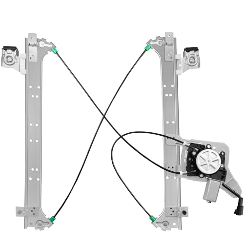 XIMAKA Rear Driver Side Power Window Regulator with Motor (2 Pins) Fit for 2001-2006 Chevrolet Silverado 1500 3500 Avalanche Suburban GMC Sierra 1500 2500 3500 Yukon XL Cadillac Escalade 741-578