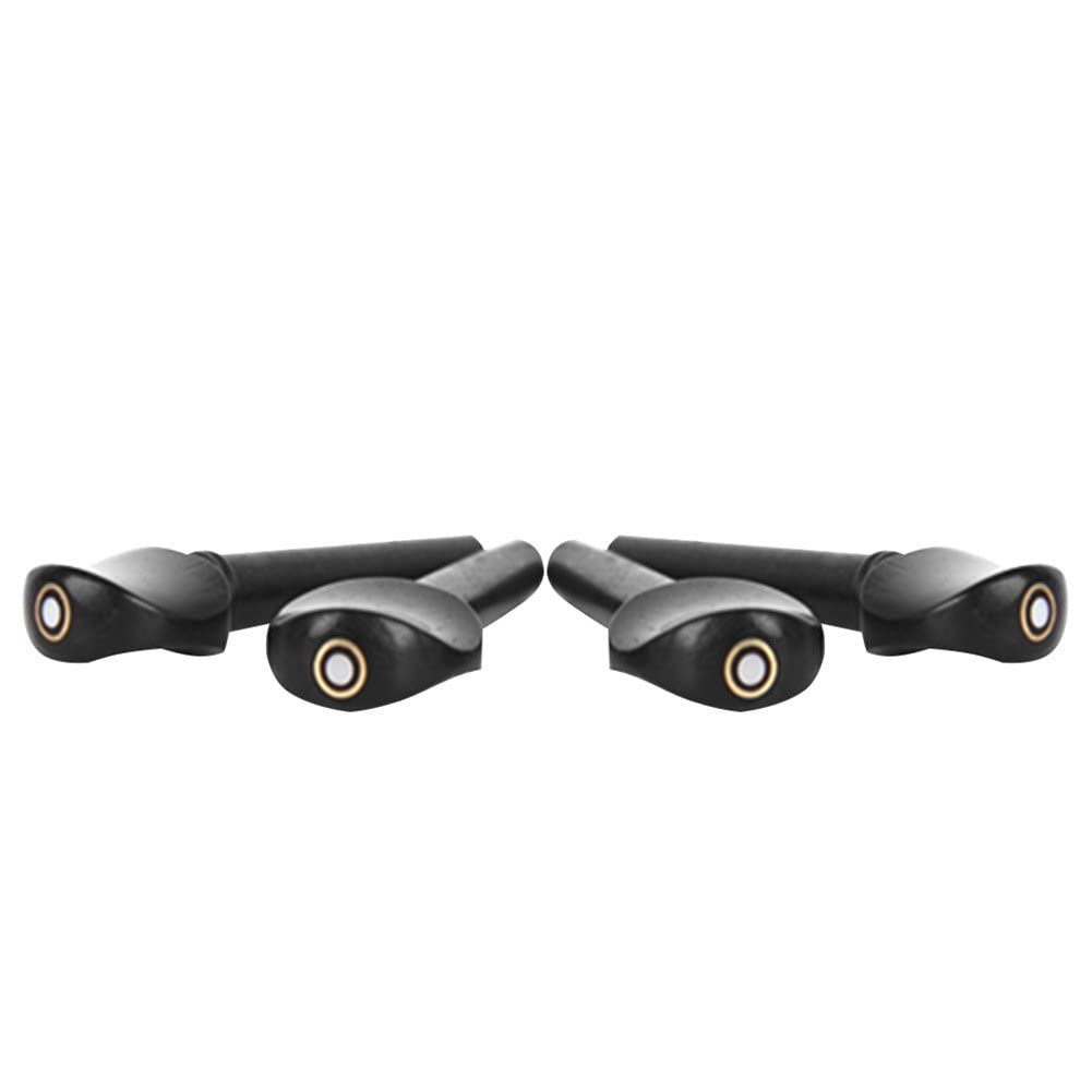 Dilwe Set de 4 Chevilles en Ébène pour Violon 4/4 - Accessoires de Réglage