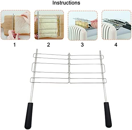 IZSOHHOME Dualit Lite Sandwich Cage Compatible with Dualit Classic Toasters Toasted cage Sandwiches Maker 1 Piece