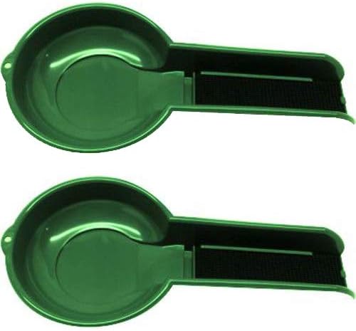 Gold Cube Green Banjo Pans 2 Pack Vortex Matting Wet and Dry Gold Pan