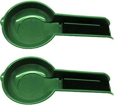 Gold Cube Green Banjo Pans 2 Pack Vortex Matting Wet and Dry Gold Pan