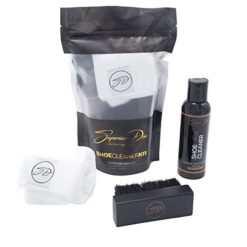 Superior-Don-Shoe-Cleaner-Kit-Professional-Sneaker-Cleaner-Kit-with-Brush-Cleaning-Solution-and-Cloth-Sneaker-Cleaner-for-Stains-and-Dirt--Refreshing-Shoe-Cleaner-Scent