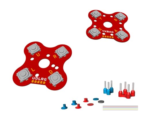 Image of ElecGear ABXY & D-pad Tactile Switch Replacement for ASUS ROG Ally & X (RC71L /RC72LA) - Action and Direction Buttons PCBA Module Combo Kit - (Precise Soldering Required)