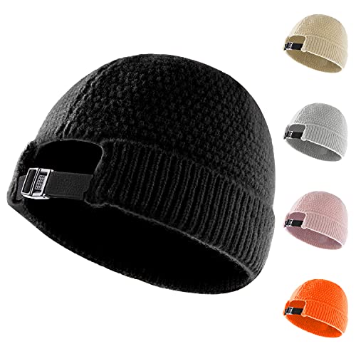 Bonnet Docker d’Hiver Bonnet de rétro Trawler Unisexe d’Hiver de Pêcheur Brimless Marin Chapeau pour Hommes Femmes Cover