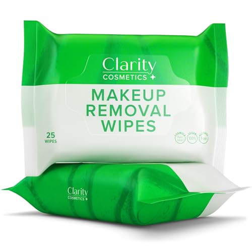 𝗪𝗜𝗡𝗡𝗘𝗥 𝟮𝟬𝟮𝟯* Makeup Remover Face Wipes, Daily Facial Cleansing Wipes to Remove Dirt, Oil and Make Up, 100% Plant Based Fibers