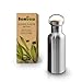 Bambaw Edelstahl Trinkflasche 350 ml | Isolierte Thermosflasche für Sport, Büro, Schule, Outdoor | Auslaufsicher & ohne Plastik | Langlebige Wasserflasche für heiße & kalte Getränke | Metall Flasche