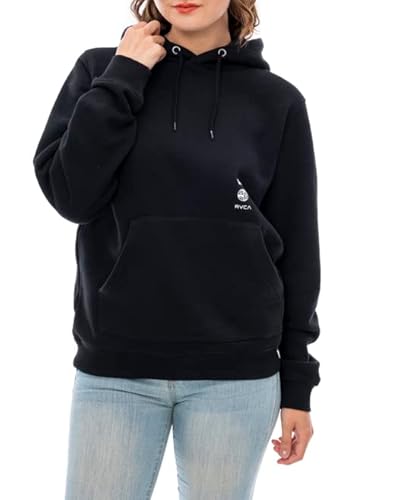 (ルーカ)RVCA 2022 レディース 【ALL TIME COLLECTION】 ALL TIME TECH HOODIE パーカー【2022年秋冬モデル】 BLK M