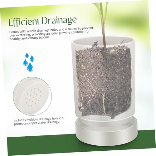 Pot orchidée céramique ajouré avec drainage efficace - 8