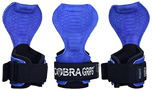 Image of Cobra Grips Weight Lifting Gloves with Adjustable Neoprene Padded Wrist Wraps - Heavy Duty Alternative to Power Lifting Hooks for Deadlifts