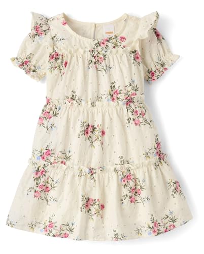 Image of Gymboree Girls' and Toddler Short Sleeve Tiered Dresses