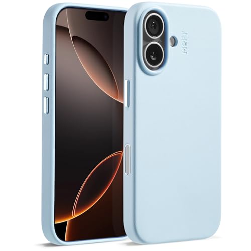 MOFT Snap Case MOVAS™ for iPhone 16 Case, Compatible with Magnetic, Magnetic Premium Vegan Leather Phone Case with Smooth Feeling, Enduring Color Minimalist 6.3 inch Protective Case, Soothin