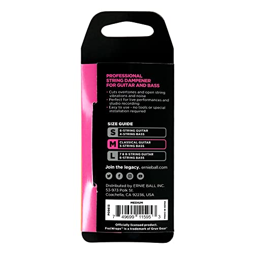 Ernie Ball Fretwrap By Gruv Gear, Medium (P09613) #TOP1