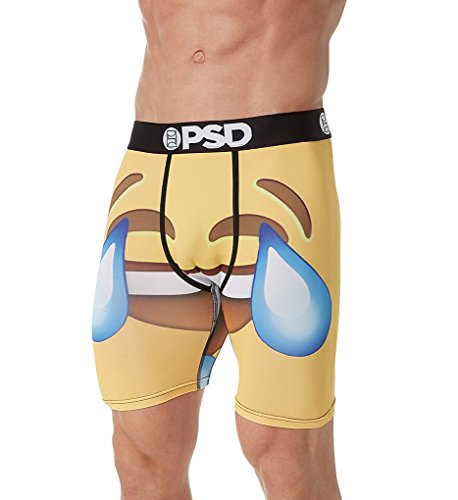 PSD Underwear Men's Psd Premium Boxer, Yellow LMAO Brief, X-Large