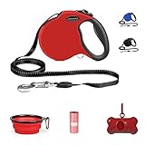 【Adecuado para perros medianos y grandes】Nuestras correas están hechas de 5m (16 pies) de cuerda de nylon de alta resistencia y son adecuadas para perros medianos y grandes que pesan hasta 50kg (110lbs).