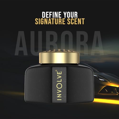 Image of Involve Eminence Aurora Organic Car Perfume with DrivFRESH - Fiber Air Freshener - IEM02 - 45 gm | Car Fresheners | Car Dashboard Decoration Items