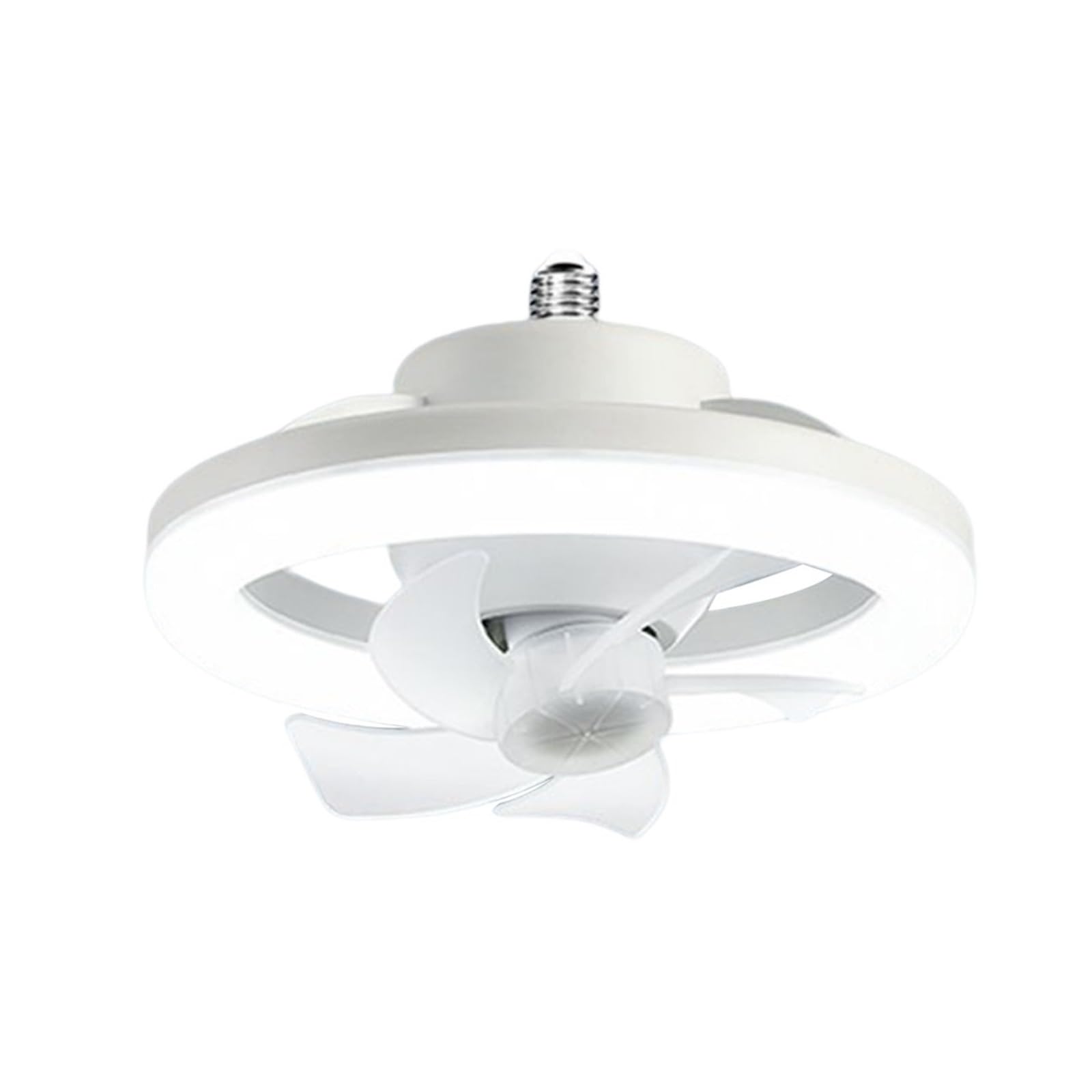 TRDEWR Ceiling Fan Light 30/48/60W 3-Speed Cooling Fan Ceiling Light Remote Control E27 Lamp Holder 3-Gear Dimmable Electric Fan Lamp Good Light and Shadow Effects(48W No Wire)
