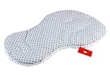 Die Oberfläche ist auf der einen Seite zu 100 % Baumwolle und auf der anderen Seite ist ein kuscheliges Minky-Material, so dass die Sitzeinlage sowohl für den Winter als auch für warme Temperaturen geeignet ist.