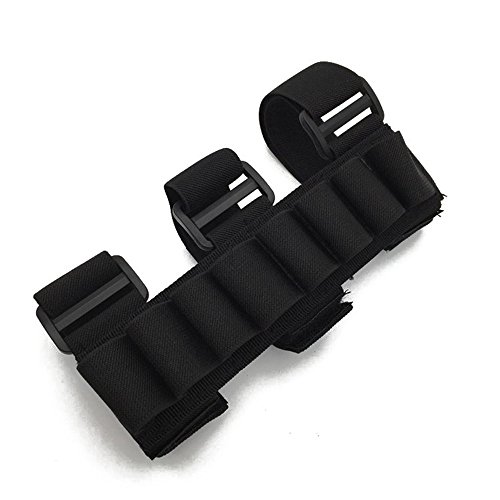 HTBMALL Gun Stock Ammo Pouch Storage Shotgun Shell Holder, Adjustable Shooters Forearm or Buttstock Sleeve Case Bag Magazine Pouch - Thumbnail 5