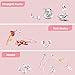 Silicone Earring Backs Earring Backings Soft Clear Ear Safety Back Pads Backstops Clutch Stopper Replacement for Fish Hook Earring Studs Hoops Diameter 4mm (300)