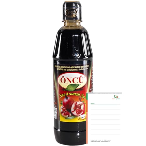 Bens Garden Bundle: Öncü Granatapfel Würzsoße 700g inkl Notizblock