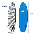 4'10" FUNBOARD Beginner Learning Softboard Surfboard Foam - Image 5
