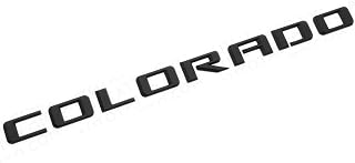 1Pc 21+ Colorado Fender/Tailgate Badge 3D Logo Emblem Truck Sport Nameplate Letter Replacement for Colorado (Matte Black)