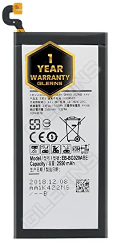 Image of Original EB-BG920ABE Battery for Samsung Galaxy S6 G9200 G920F G920I Battery with 1 Year Warranty***(S0018)