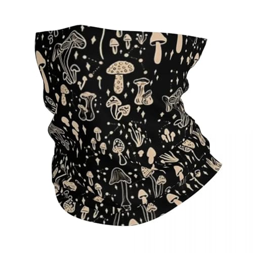 Sombrero cálido Champiñones mágicos Cubrecuo de Cuello de pañuelo Máscara Impresa Bufanda Cara cálida Rito de mascarilla para Hombres Mujeres Lavable para Adultos