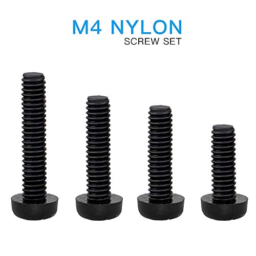 Szhkm 500 Pcs M4 Nylon Screws And Nuts Assorment Kit M4 Washers Circuit Board Kit Combination Nylon Screws 6Mm 8Mm 10Mm 12Mm 20Mm 25Mm For Diy Installation Electric Appliances #TOP2