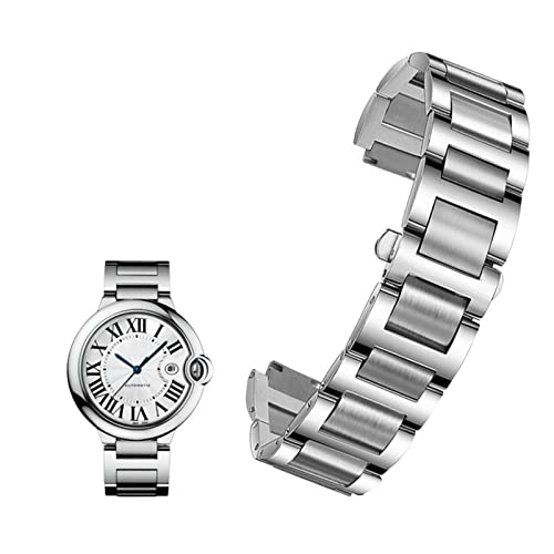 Bracelet de montre acier pour style élégant Ballon Bleu au quotidien
