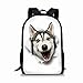 Produktbild POLERO Schulranzen Ergonomische Schultasche für Kinder Schulrucksack Grundschule Ranzen mit Husky Print Muster