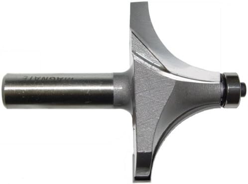 Magnate 1213 Corner Rounding (Round Over)/Beading Router Bit - 1" Radius; 1-1/4" Cutting Length