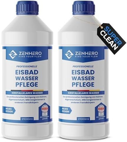 Zenhero® Eisbad MD Water clean 2000ml für Eisbad Wasserpflege für...