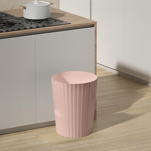 Caneca plástica compacta 2 gal 2 unidades rosa miniatura 6