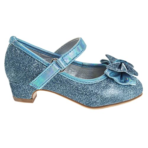 Image of Josmo Girls Sparkly Dress Bow Sandals - Formal Party Wear Shoes