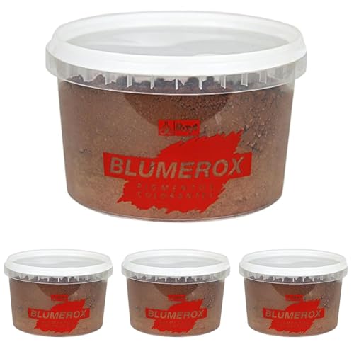 Rayt 1185-71 Pigmento en polvo para interiores y exteriores. Colorante para cemento blanco o gris, cal y yeso. Altísimo poder colorante. Pigmentos de primera calidad. Color MARRON 07. 450 gr